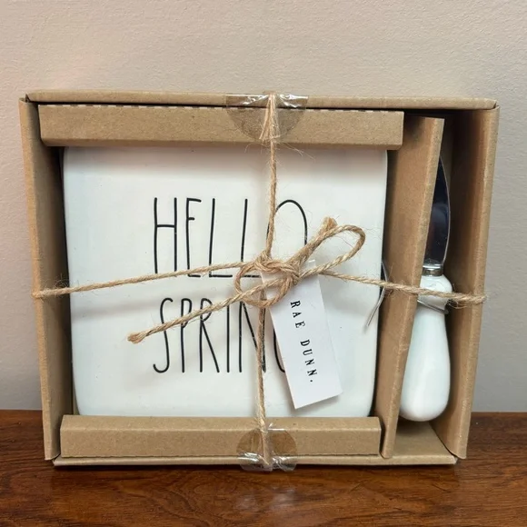Lot of Two New “Hello Spring” Items by Rae Dunn. - Picture 8 of 11